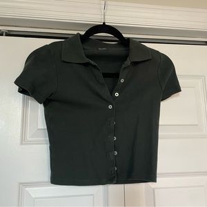 Brandy Melville Green Top
